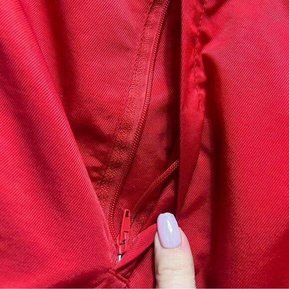 Champion Logo Scout Red Pullover Windbreaker Jacket Men’s 3XL V Neck B2410 - Picture 10 of 12